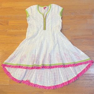 Biba Girl's Indian Boho Kurta, short sleeves